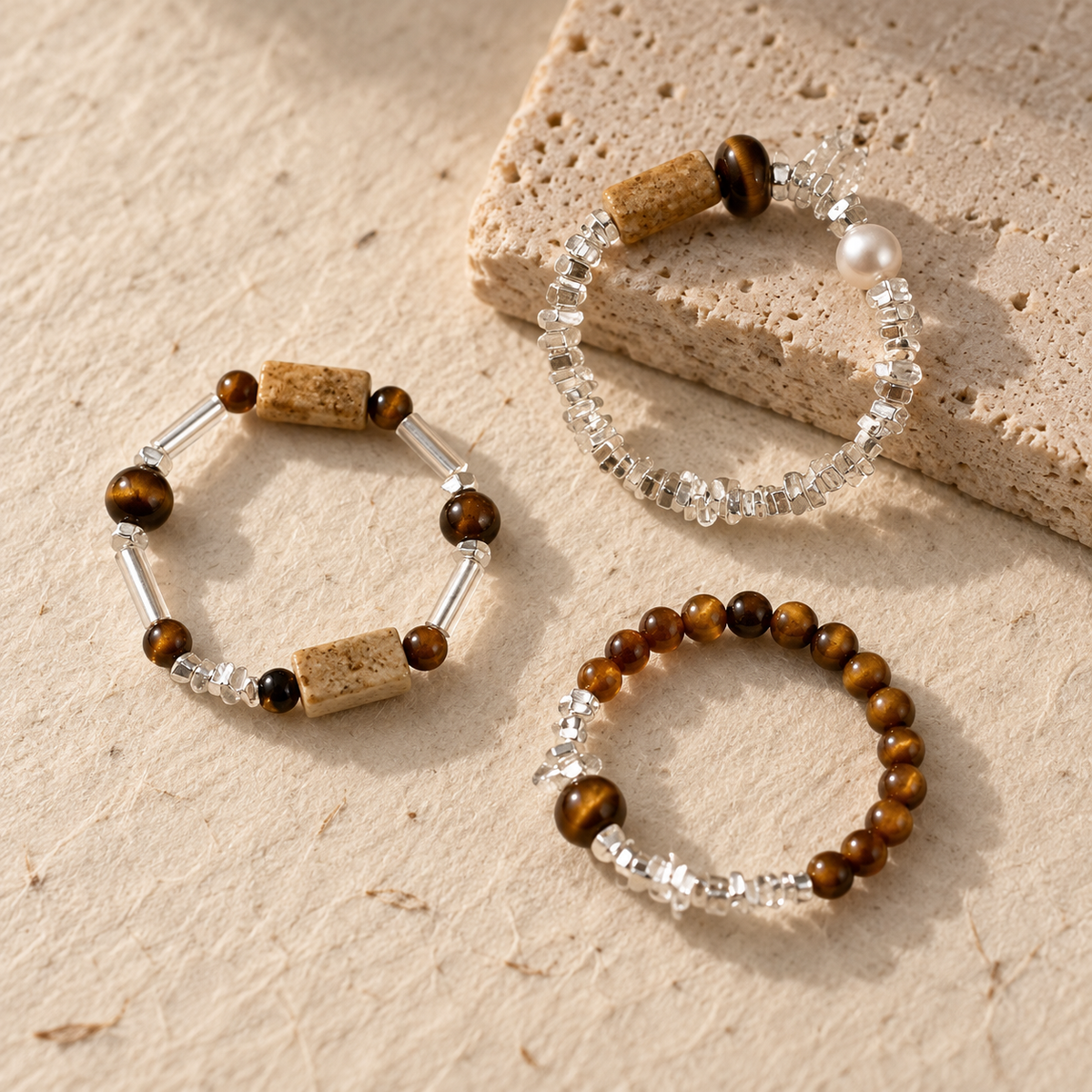 Kit DIY de anillo chino Taotie de la Suerte
