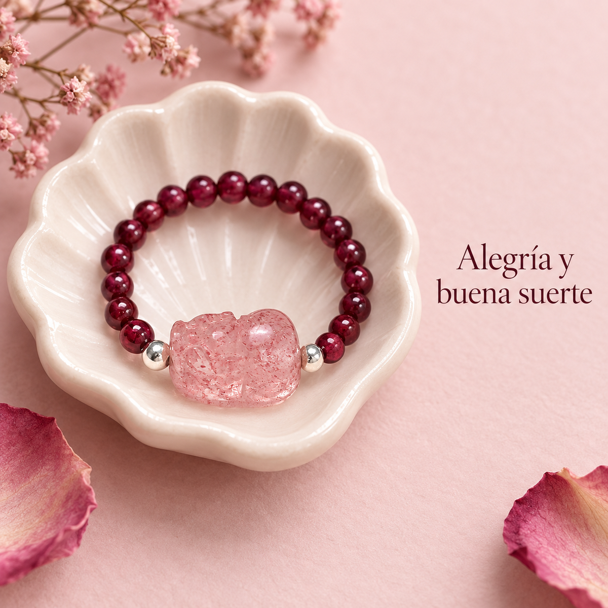 Kit DIY de anillo de cuentas Granada de la Suerte