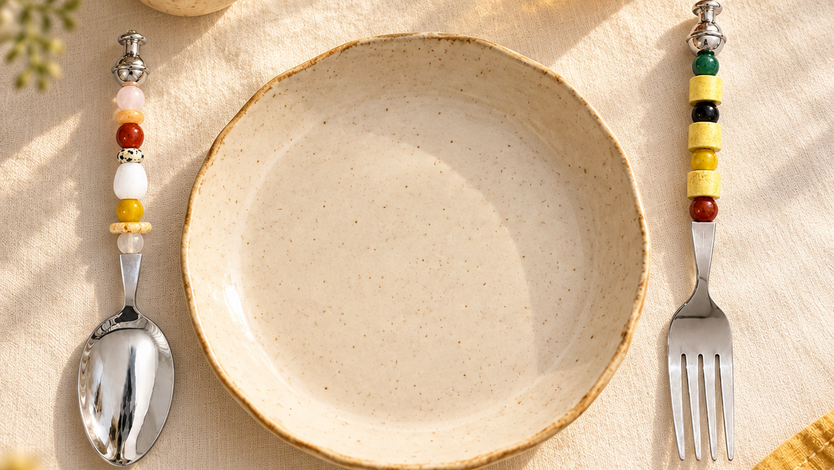 Kit DIY de cubiertos con cuentas Sol y Fruta