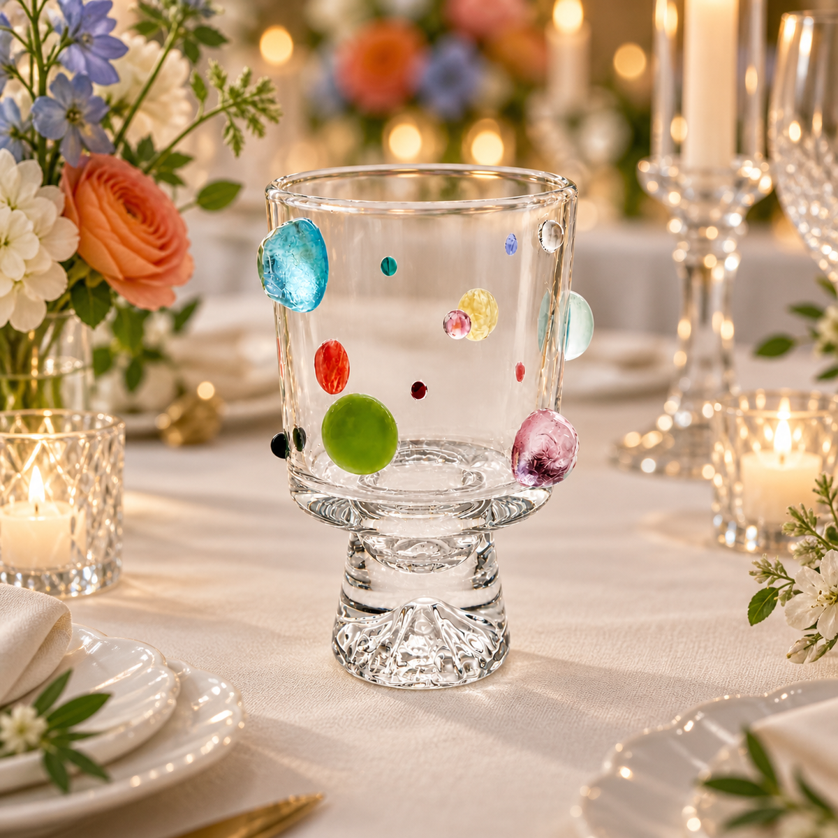Kit DIY para decorar vaso Burbujas de Color